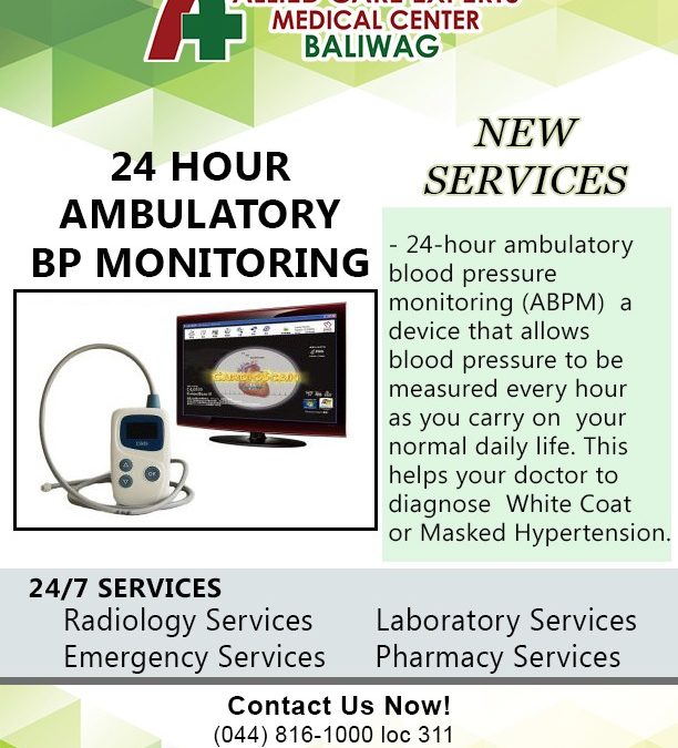 24 Hour Ambulatory BP Monitoring